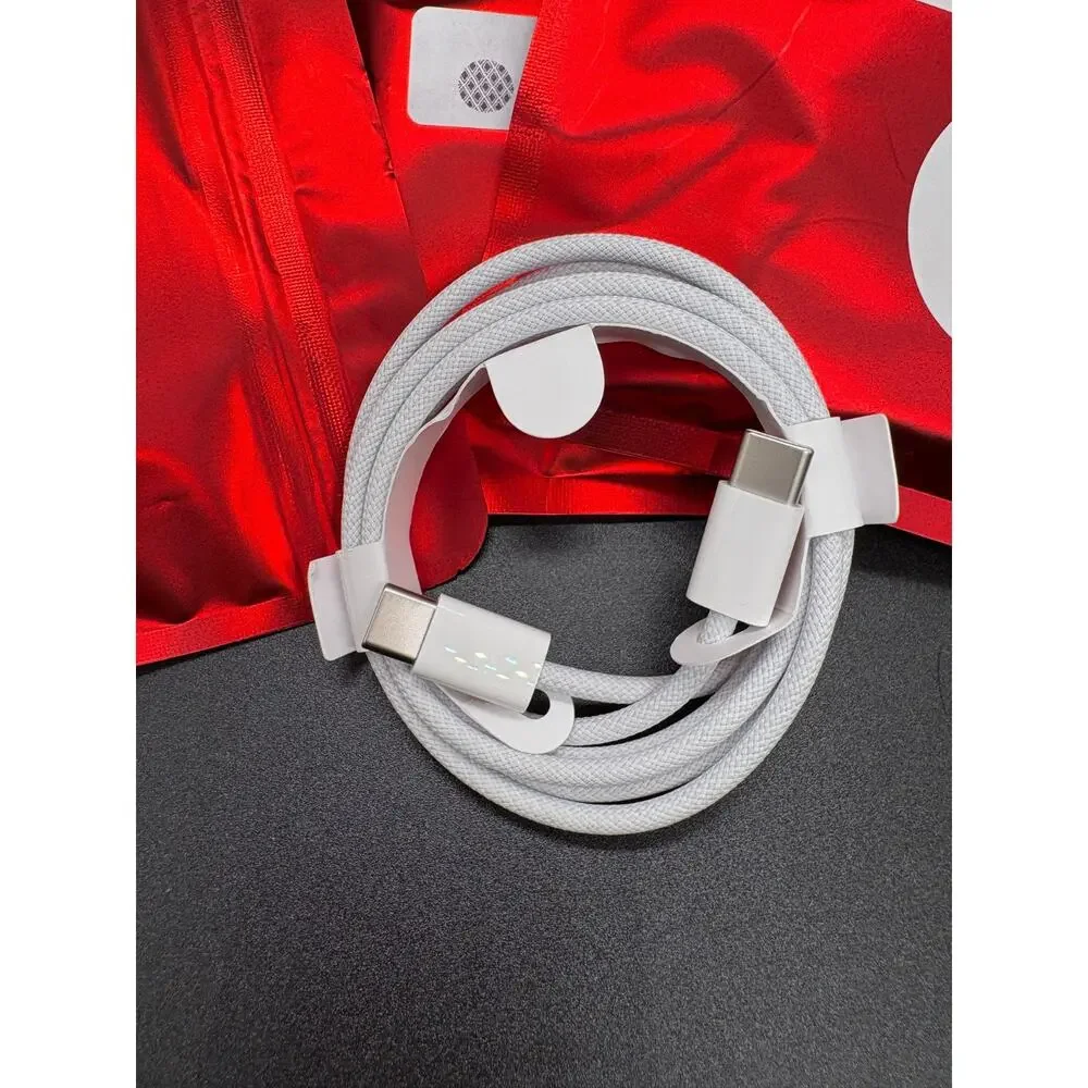 5 Braided USB-C to USB-C charging cable, 60W PD fast charging, 3.3ft/1m
